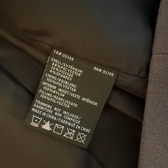 Amazing 2 Coats in One Like New slate gray Nikki Jones size M Coat Set - Picture 6 of 11